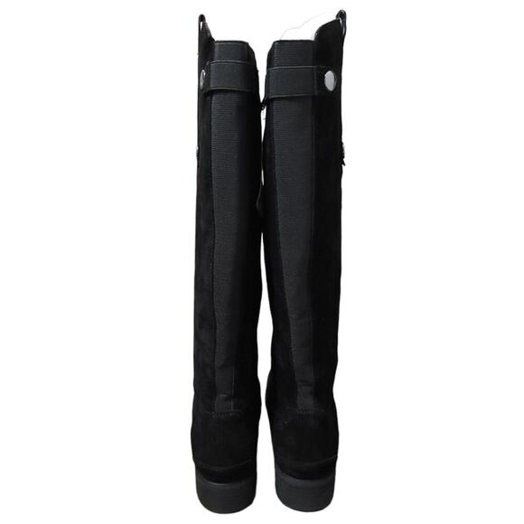 Blondo Pakita Tall Boots Black Suede Waterproof - Picture 4 of 16